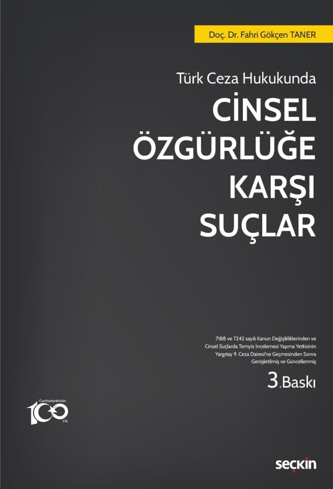 Cinsel Özgürlüğe Karşı Suçlar Seçkin Yayıncılık