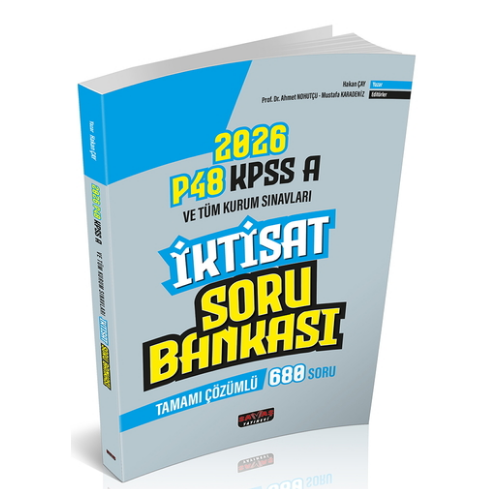 P48 KPSS A Grubu İktisat Tamamı Çözümlü Soru Bankası Savaş Yayınları 2026