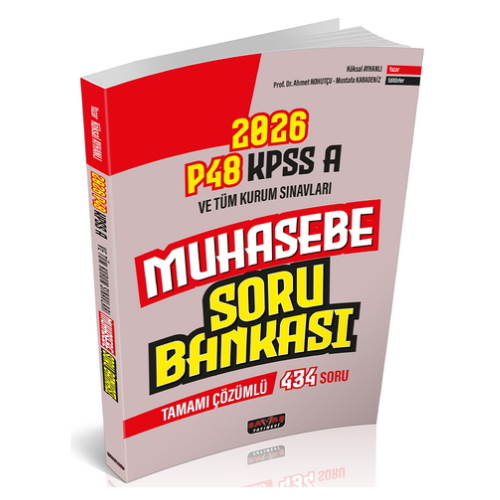 P48 KPSS A Grubu Muhasebe Soru Bankası Savaş Yayınları 2026