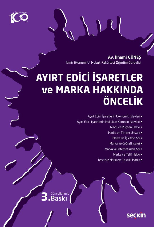 Ayırt Edici İşaretler ve Marka Hakkında Öncelik Seçkin Yayıncılık