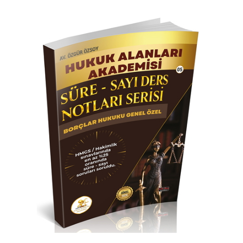 HUKAL HMGS/HAKİMLİK Süre-Sayı Ders Notları Serisi Borçlar Hukuku Savaş Yayınları 2026