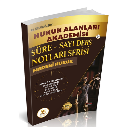 HUKAL HMGS/HAKİMLİK Süre-Sayı Ders Notları Serisi Medeni Hukuk Savaş Yayınları 2026