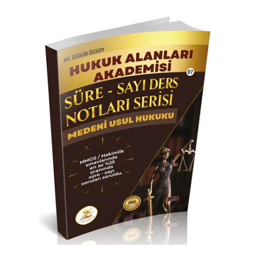 HUKAL HMGS/HAKİMLİK Süre-Sayı Ders Notları Serisi Medeni Usul Hukuku Savaş Yayınları 2026