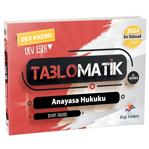 Anayasa Hukuku Tablomatik Konu Anlatımı Dizgi Kitap Yayınları
