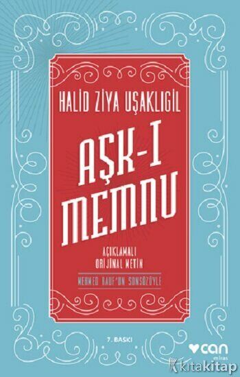 Aşk-ı Memnu (Orijinal Metin) Can Yayınları