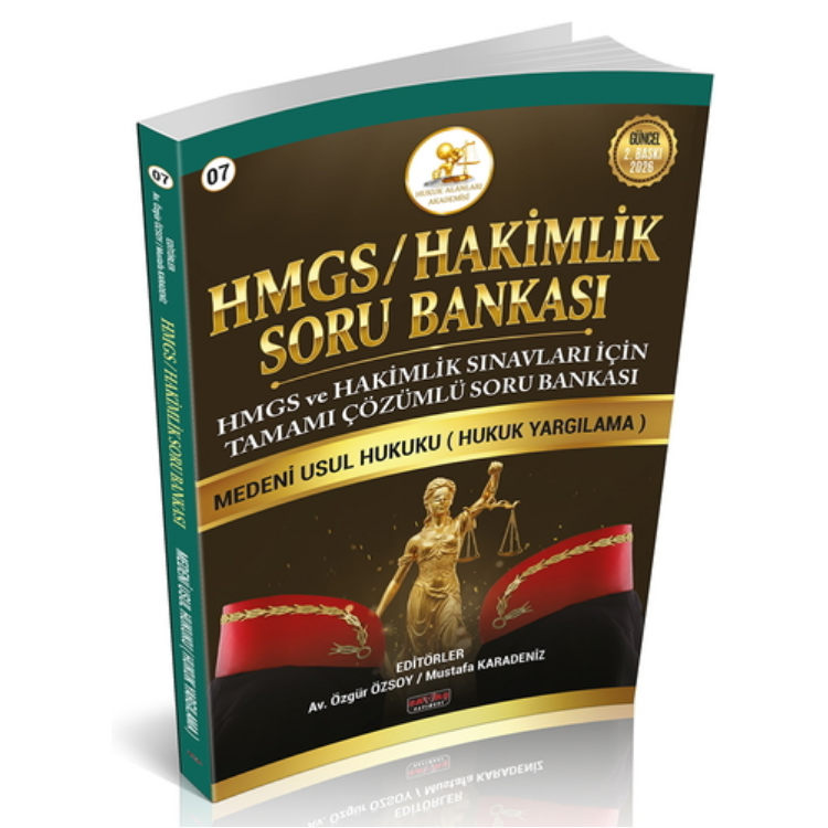 HUKAL HMGS-HAKİMLİK Medeni Usul Hukuku Soru Bankası 2026 Savaş Yayınları
