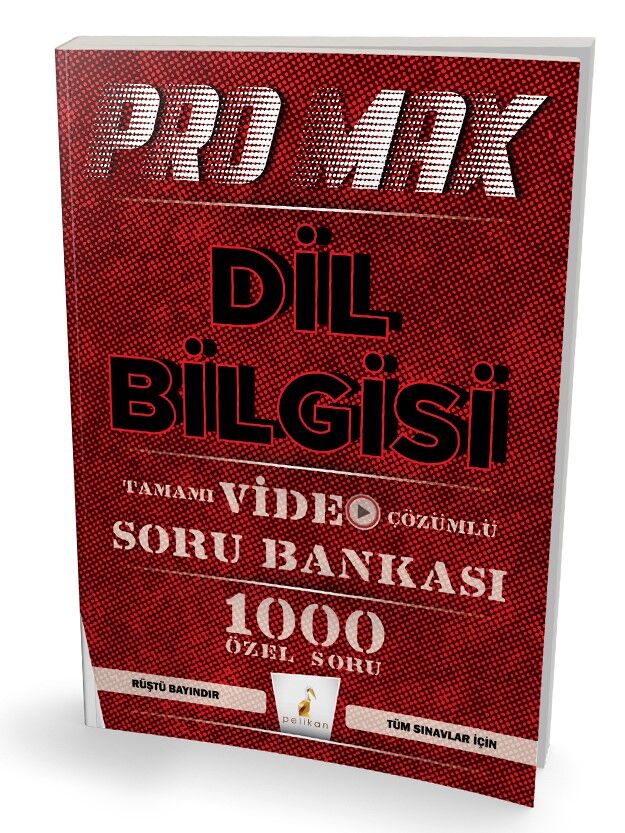 Promax Dil Bilgisi Tamamı Video Çözümlü Soru Bankası Pelikan Yayınevi