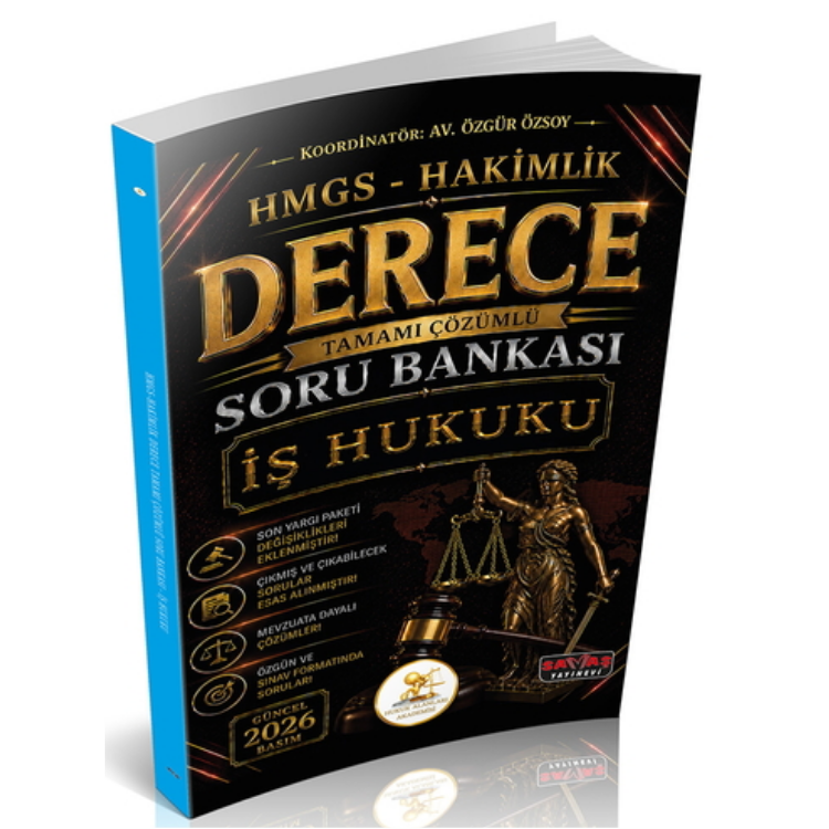 HUKAL HMGS-Hakimlik Derece İş Hukuku Soru Bankası Savaş Yayınevi 2026