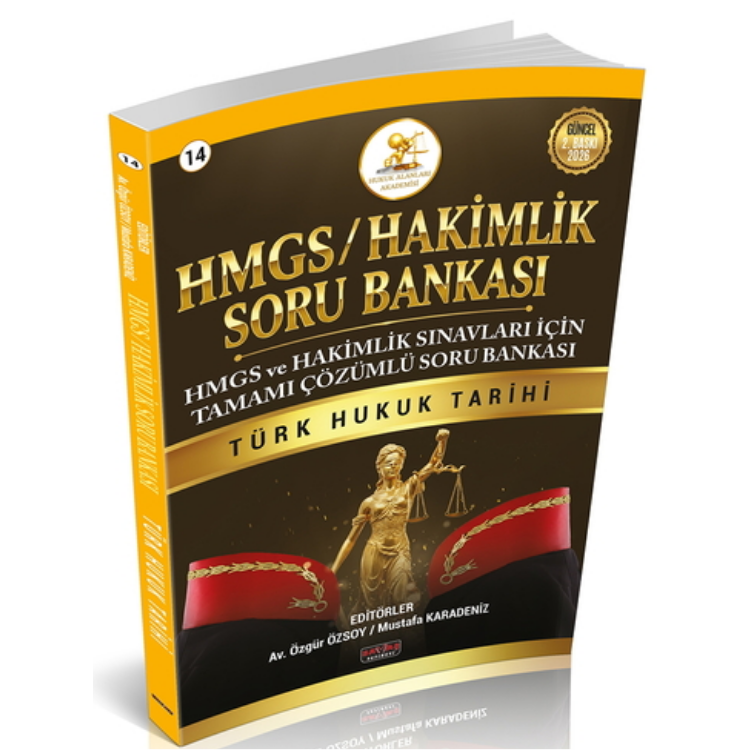 HUKAL HMGS-HAKİMLİK Türk Hukuk Tarihi Soru Bankası Savaş Yayınları 2026
