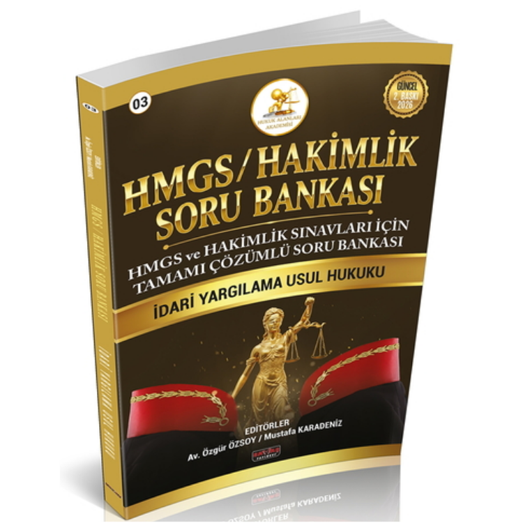 HUKAL HMGS-HAKİMLİK İdari Yargılama Hukuku Soru Bankası Savaş Yayınları 2026