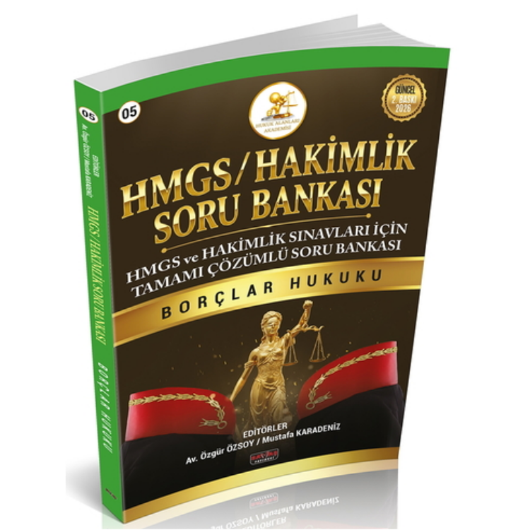 HUKAL HMGS-HAKİMLİK Borçlar Hukuk Soru Bankası Savaş Yayınları 2026