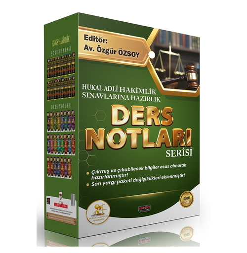 HUKAL ADLİ HAKİMLİK Hazırlık Ders Notları Seti Savaş Yayınları 2026
