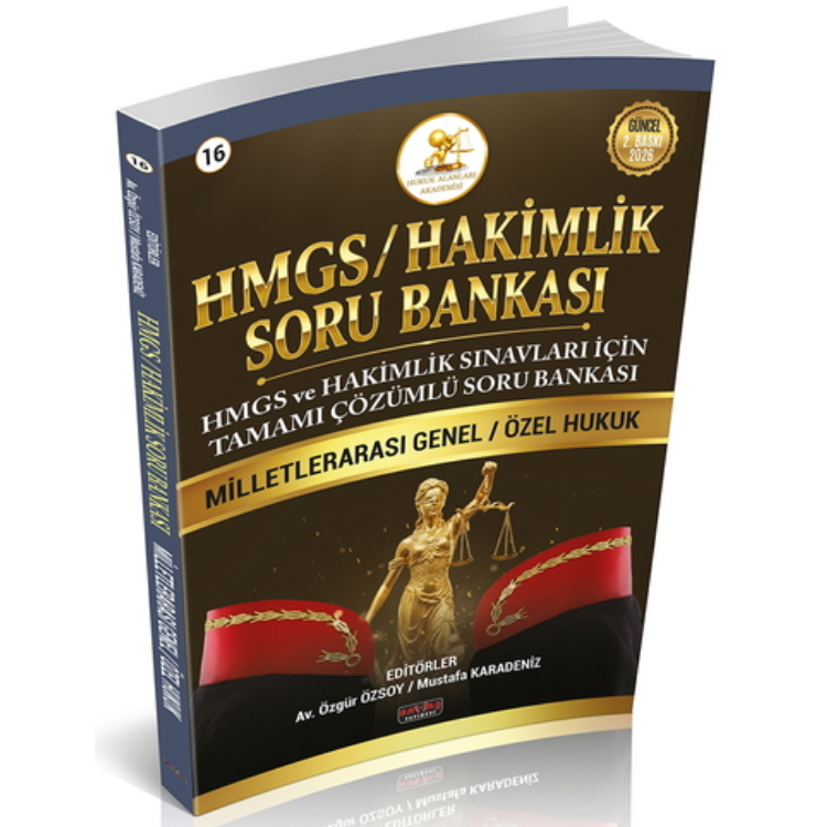 HUKAL HMGS-HAKİMLİK Milletlerarası Hukuk Soru Bankası Savaş Yayınları 2026