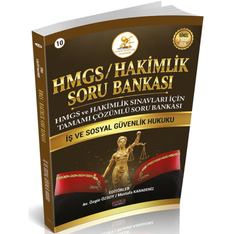 HUKAL HMGS-HAKİMLİK İş Hukuku Sosyal Güvenlik Hukuku Soru Bankası Savaş Yayınları 2026