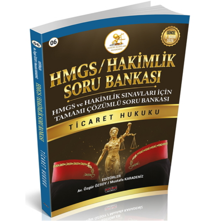 HUKAL HMGS-HAKİMLİK Ticaret Hukuku Soru Bankası Savaş Yayınları 2026