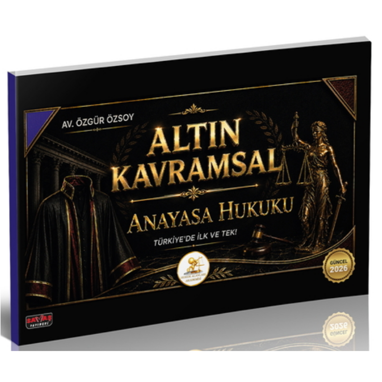 2026 HUKAL Altın Kavramsal Anayasa Hukuku Savaş Yayınları