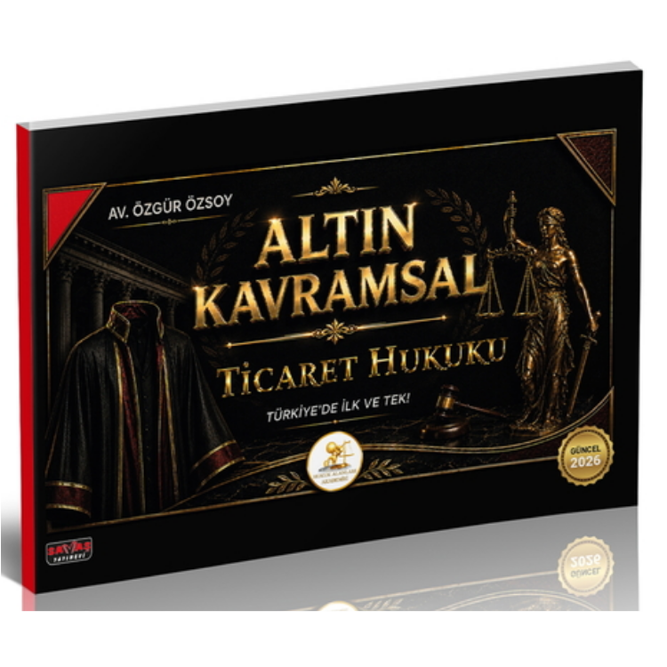 2026 HUKAL Altın Kavramsal Ticaret Hukuku Savaş Yayınları