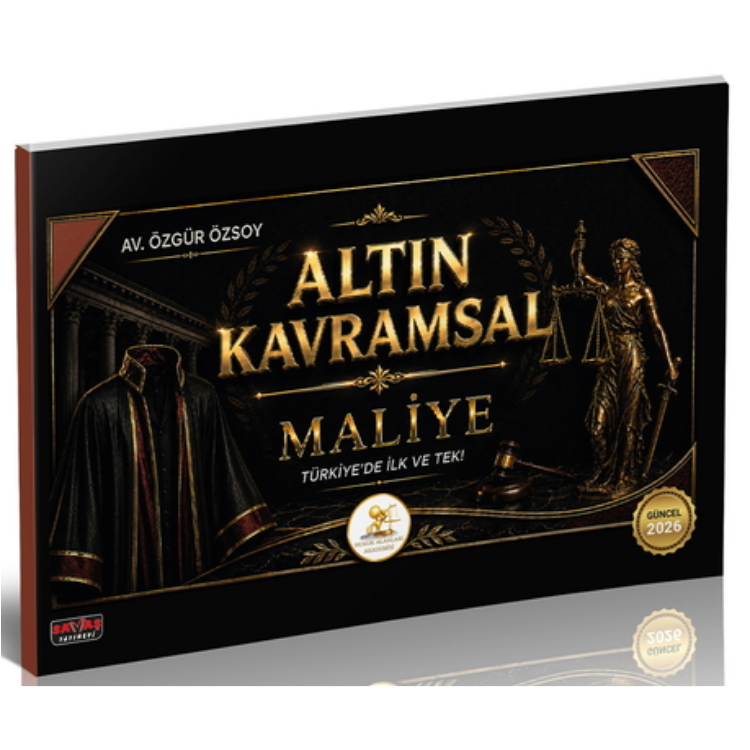 2026 HUKAL Altın Kavramsal Maliye Savaş Yayınları