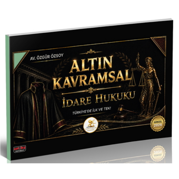 2026 HUKAL Altın Kavramsal İdare Hukuku Savaş Yayınları