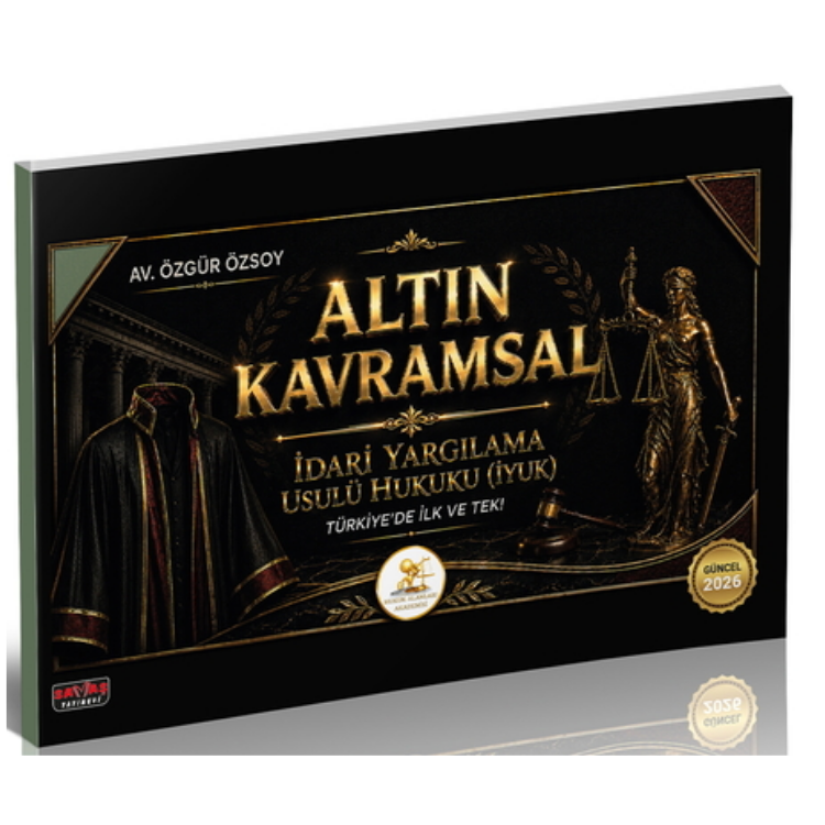2026 HUKAL Altın Kavramsal İdari Yargılama Hukuku Savaş Yayınları