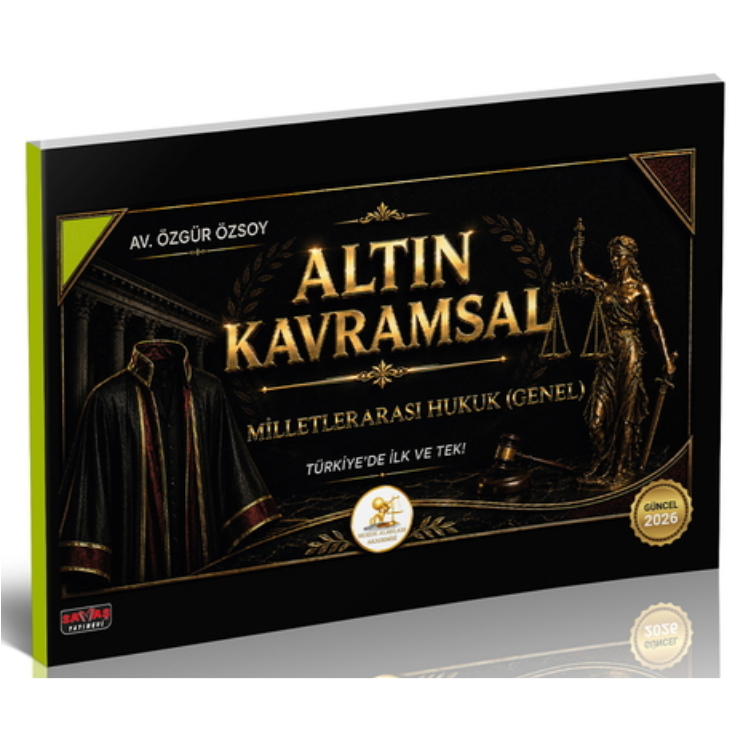 2026 HUKAL Altın Kavramsal Milletlerarası Genel Hukuk Savaş Yayınları