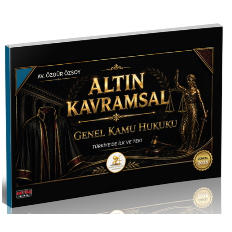 2026 HUKAL Altın Kavramsal Genel Kamu Hukuku Savaş Yayınları