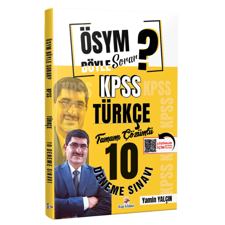 2026 KPSS ÖSYM Böyle Sorar Türkçe Tamamı PDF Çözümlü 10 Deneme Sınavı - Yamin Yalçın-Dizgi Kitap Yayınları