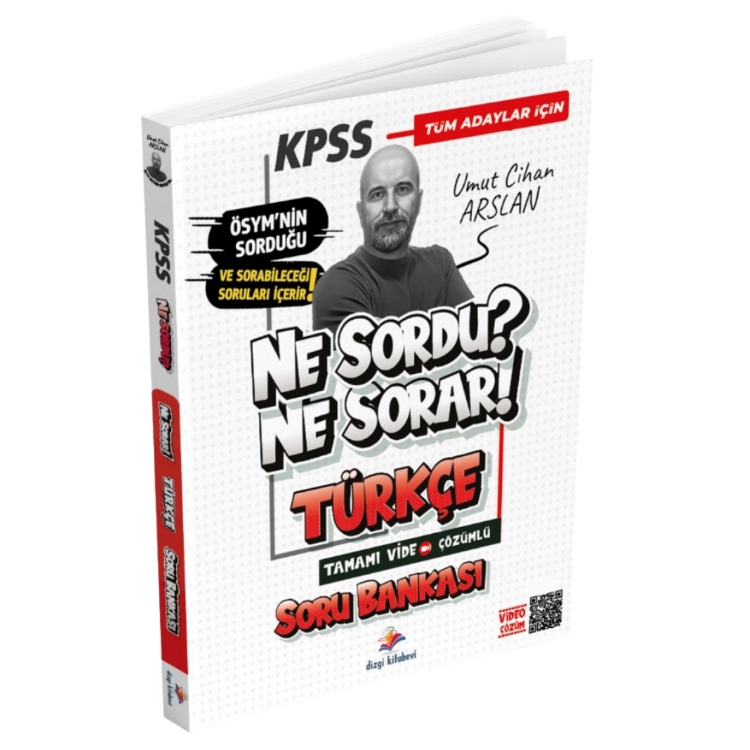 2026 KPSS Tüm Adaylar İçin Türkçe Ne Sordu Ne Sorar Tamamı Video Çözümlü Soru Bankası Umut Cihan Arslan-Dizgi Kitap Yayınları