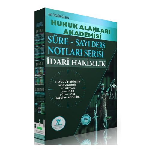 HUKAL İDARİ HAKİMLİK Süre-Sayı Ders Notları Serisi Seti Savaş Yayınları 2026