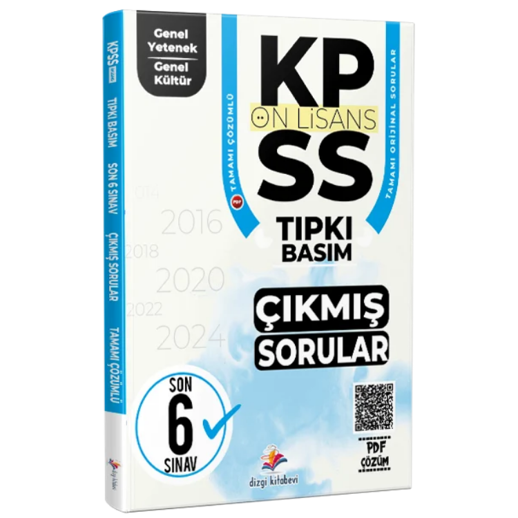 2026 KPSS Ön Lisans Genel Yetenek Genel Kültür Fasiküller Halinde Son 6 Yıl PDF Çözümlü Tıpkı Basım Çıkmış Sorular-Dizgi Kitap Yayınları