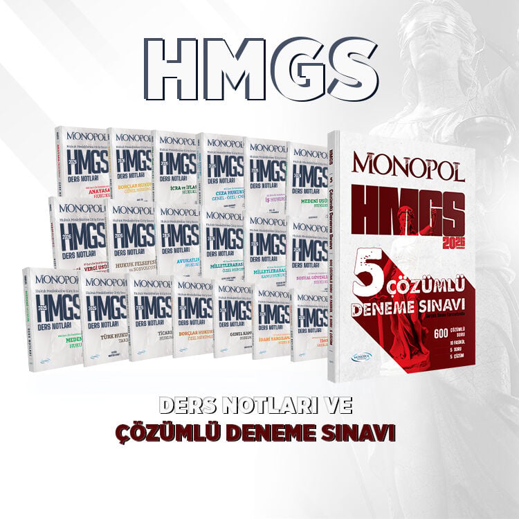 HMGS Ders Notları Seti ve 5 Çözümlü Deneme Sınavı Monopol Yayınları