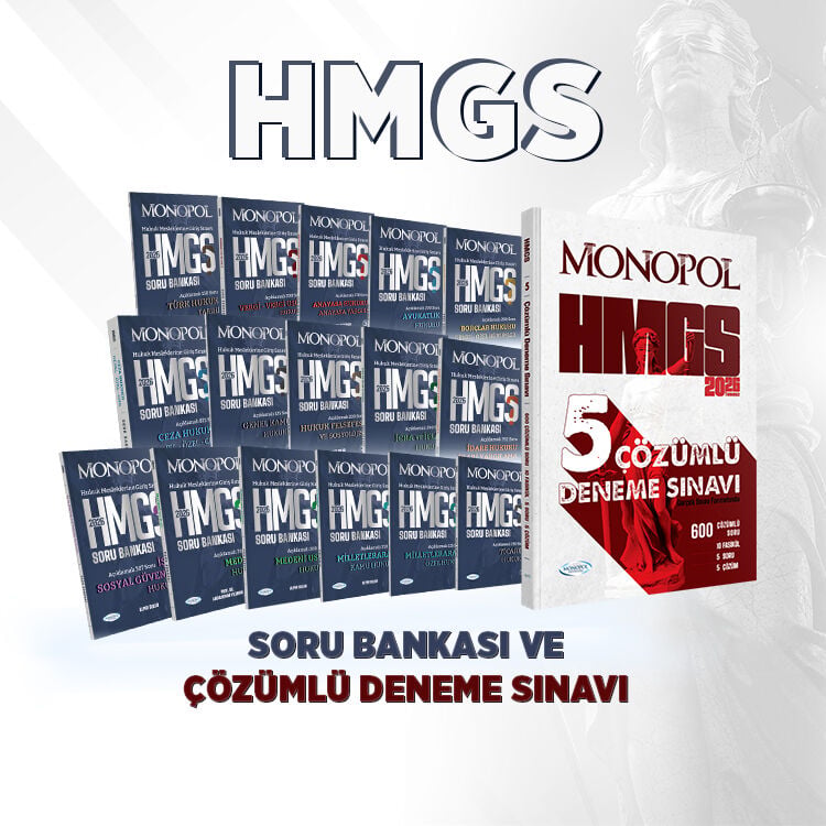 HMGS Soru Bankası Seti ve 5 Çözümlü Deneme Sınavı Monopol Yayınları