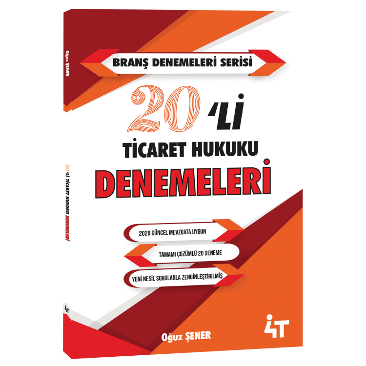 20'li Ticaret Hukuk Denemeleri- 4T Yayınları