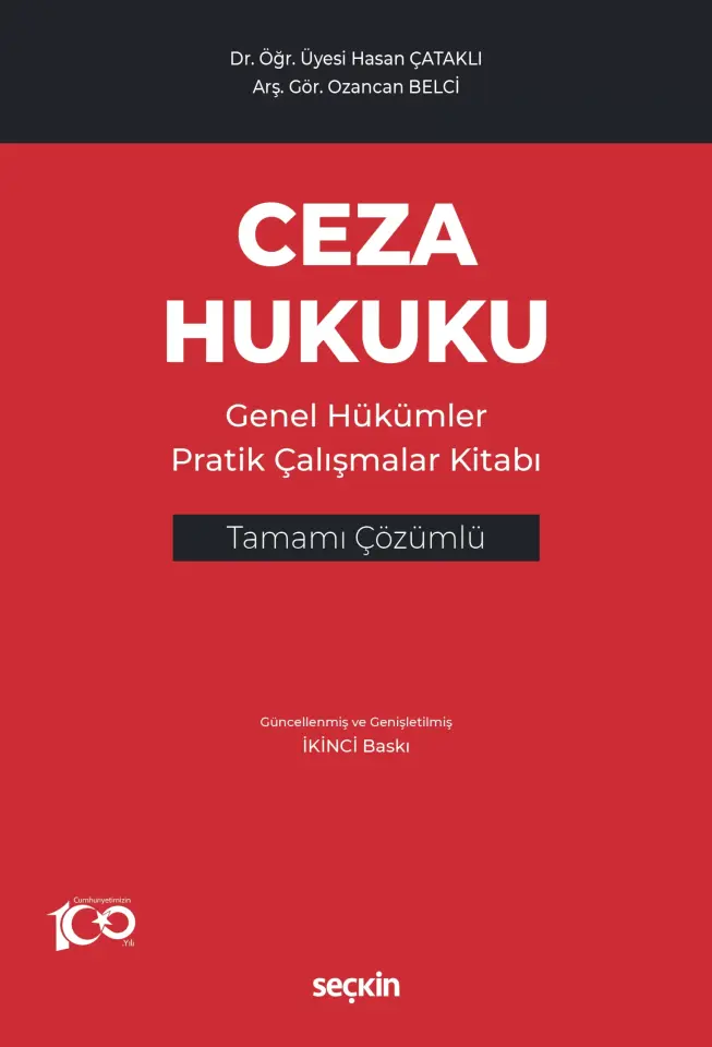 Ceza Hukuku Genel Hükümler Pratik Çalışmalar Kitabı Tamamı Çözümlü Seçkin Yayıncılık