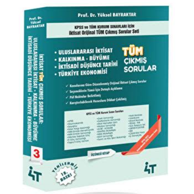 Son Dörtlü İktisat Tüm Çıkmış Sorular- 4T Yayınları
