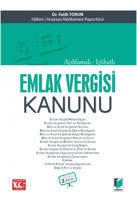 Açıklamalı - İçtihatlı Emlak Vergisi Kanunu Adalet Yayınevi