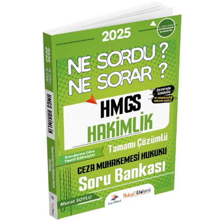 2025 HMGS Hakimlik Ceza Muhakemesi Hukuku Ne Sordu Ne Sorar Soru Bankası Dizgi Kitap Yayınları
