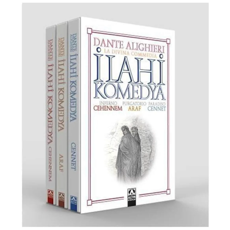 İlahi Komedya 3’lü Set - Özel Kutulu Altın Kitaplar