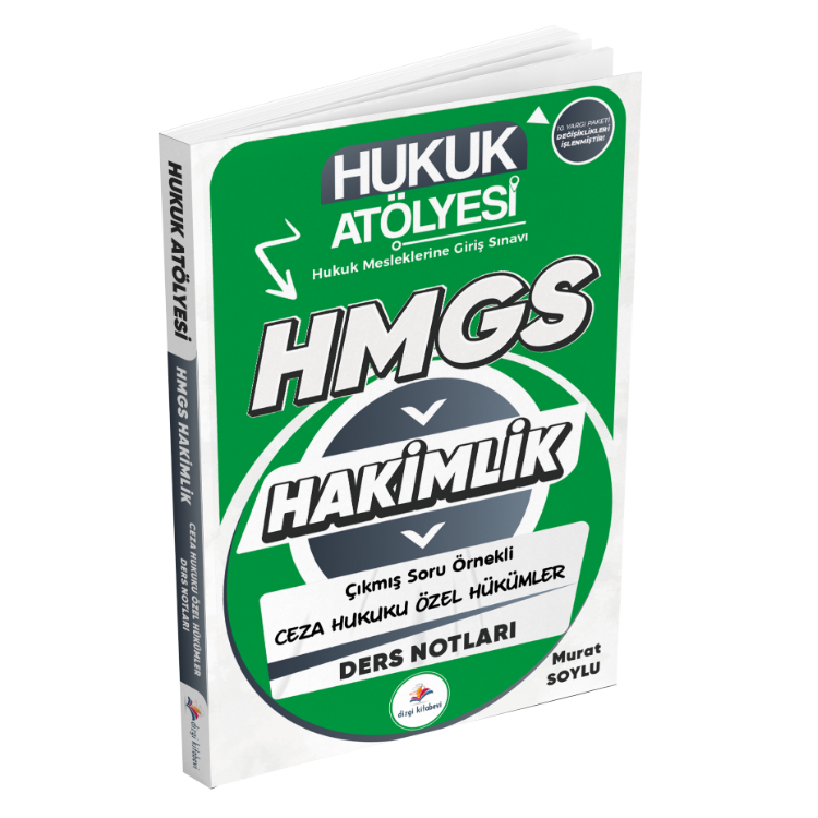 Hukuk Atölyesi Hakimlik HMGS  Çıkmış Soru Örnekli Ceza Hukuku Özel Hükümler Ders Notları Murat Soylu Dizgi Kitap Yayınları