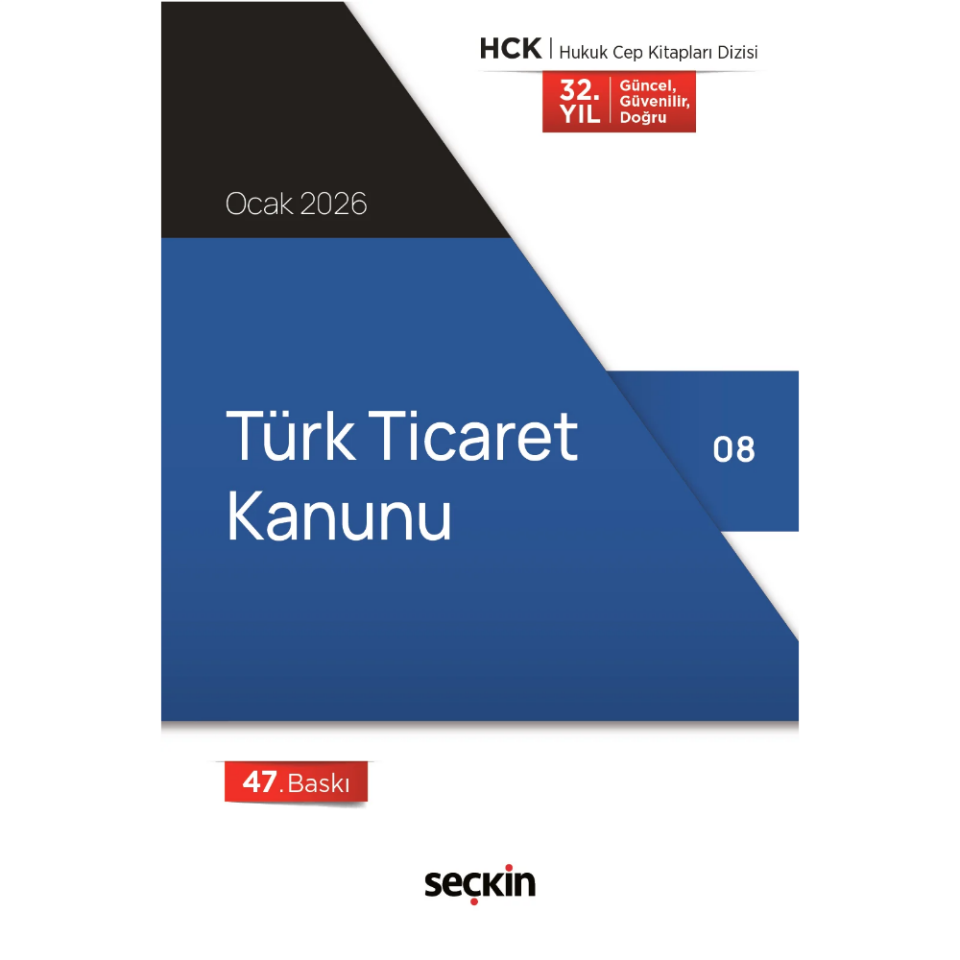 Türk Ticaret Kanunu (Cep Kitabı) Seçkin Yayıncılık