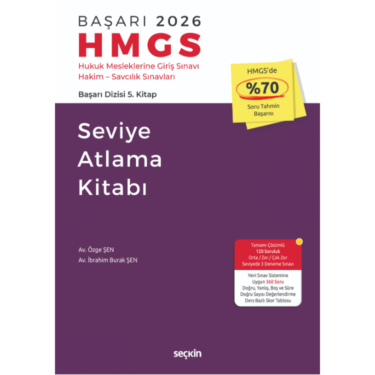 BAŞARI – HMGS Seviye Atlama Kitabı- Seçkin Yayıncılık