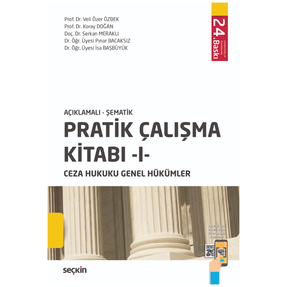 Açıklamalı – Şematik Pratik Çalışma Kitabı – I – Ceza Hukuku Genel Hükümler Seçkin Yayıncılık