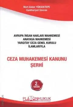 Ceza Muhakemesi Kanunu Şerhi Platon Hukuk Yayınları