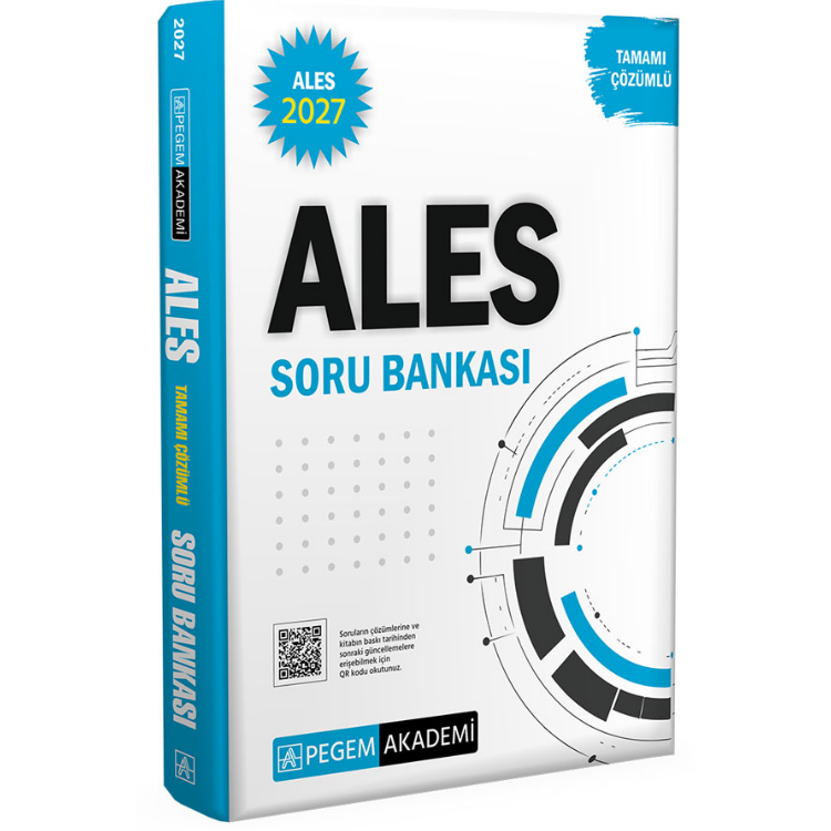 2027 ALES Tamamı Çözümlü Soru Bankası Pegem Yayınları