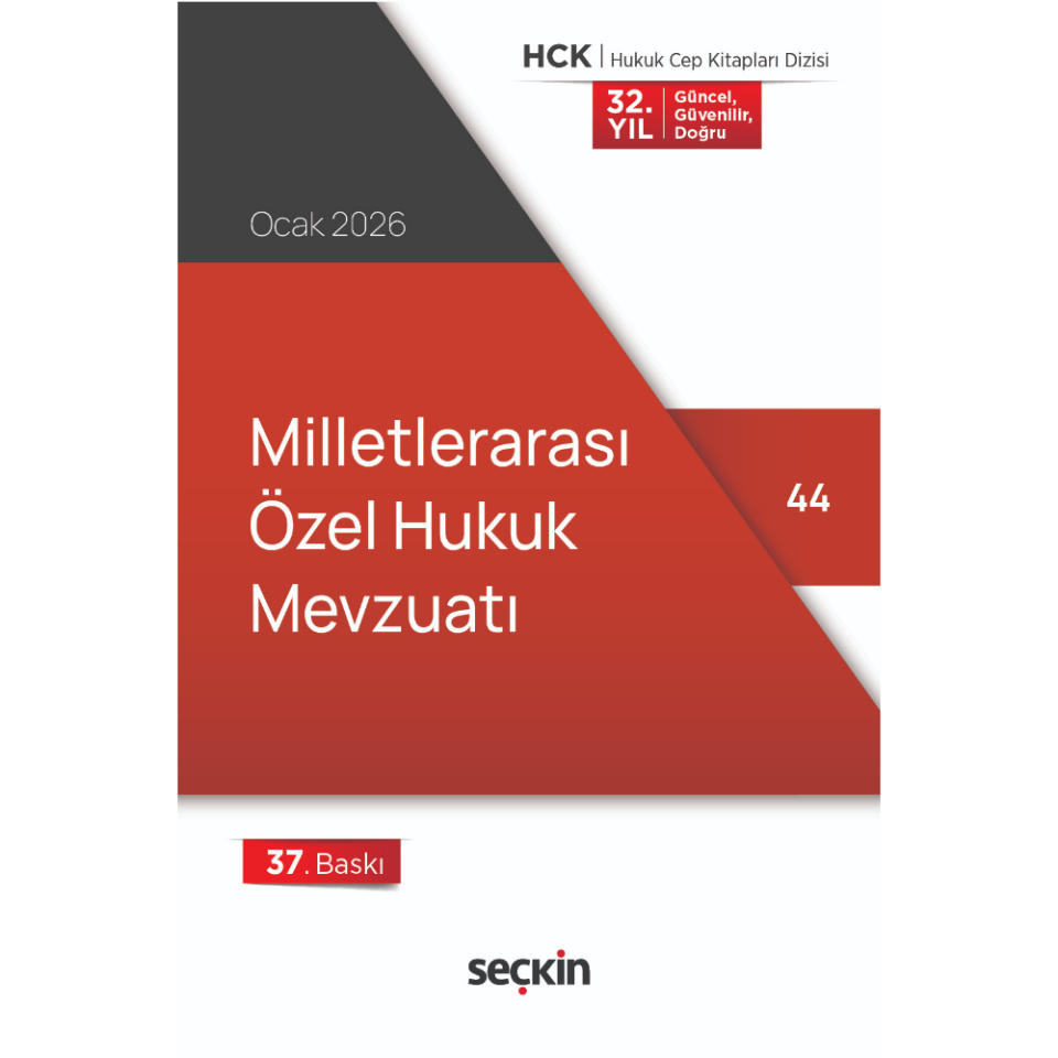 Milletlerarası Özel Hukuk Mevzuatı (Cep Kitabı) Seçkin Yayıncılık