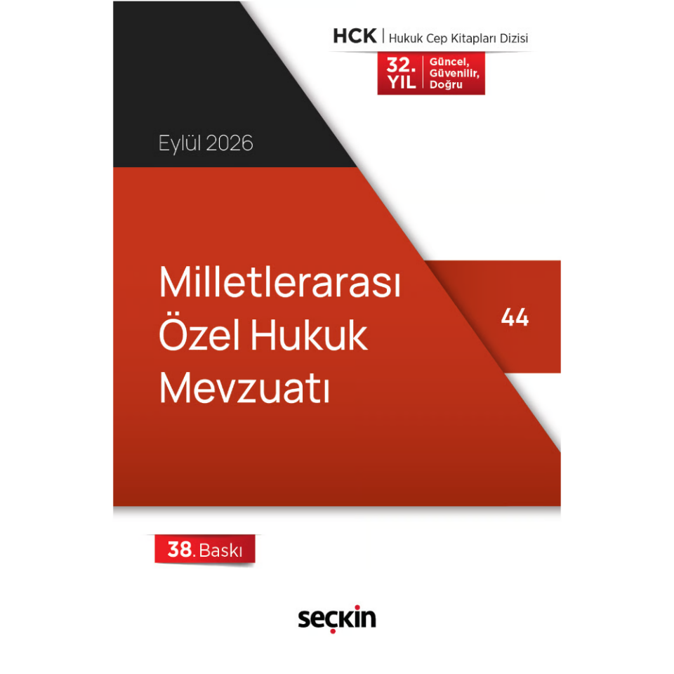 Milletlerarası Özel Hukuk Mevzuatı (Cep Kitabı) Seçkin Yayıncılık