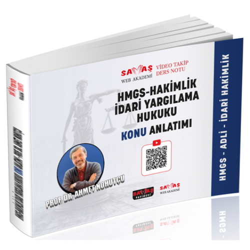 Adli-İdari Hakimlik HMGS İdari Yargılama Hukuku Video Takip Ders Notu Konu Anlatımı Savaş Yayınları 2026