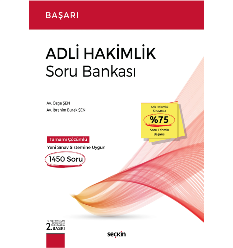 BAŞARI – Adli Hakimlik Soru Bankası- Seçkin Yayıncılık