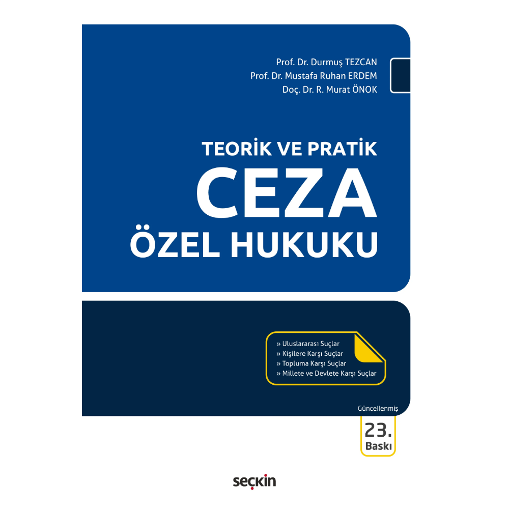 Teorik ve Pratik Ceza Özel Hukuku Seçkin Yayıncılık