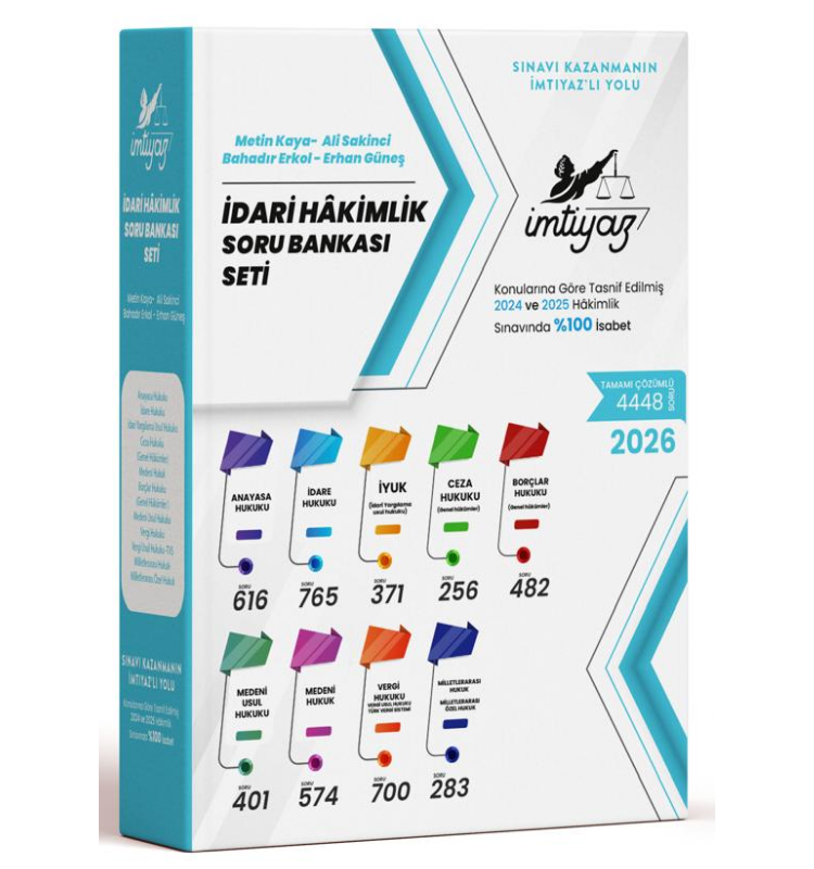 İdari Hâkimlik Soru Bankası Seti 2026- İmtiyaz Yayıncılık